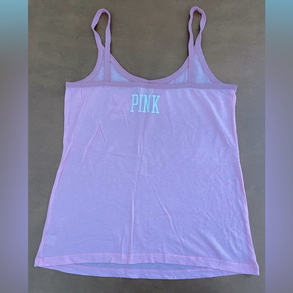 Pink by Victoria’s Secret fitted tank top size Large in pale pink 🎉Host Pick x2🎉 - Picture 4 of 4